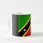 Mug Drapeau cool Saint-Kitts-Et-Nevis (Devant gauche)