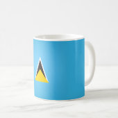 Mug Drapeau cool Sainte-Lucie (Devant droit)