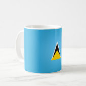 Mug Drapeau cool Sainte-Lucie (Devant gauche)