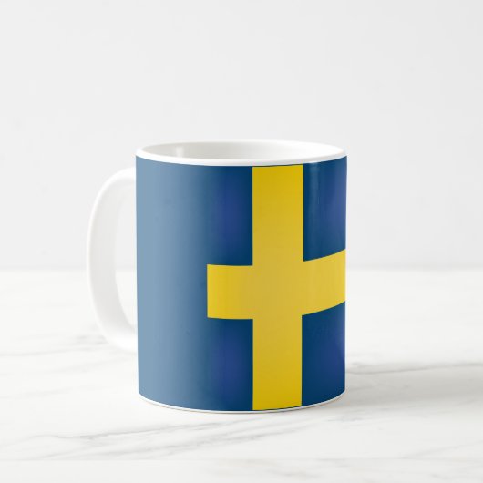 Mug Drapeau cool Suède (Devant gauche)