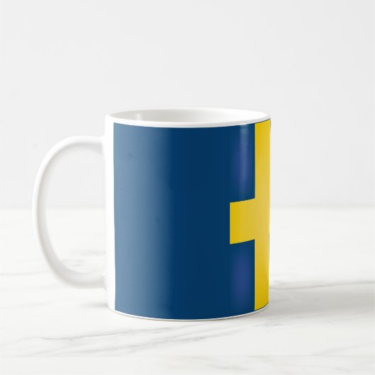 Mug Drapeau cool Suède (Gauche)