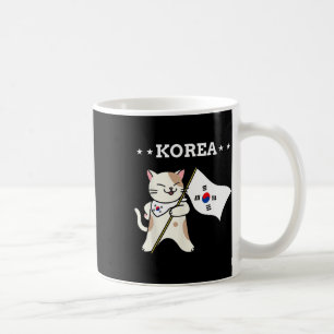 Mug Drapeau Coréen Et Chat Corée Du Sud