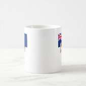 Mug Drapeau courant de la Nouvelle Zélande de boule de (Centre)