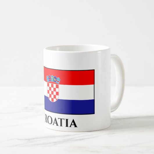 Mug Drapeau croate (Devant droit)
