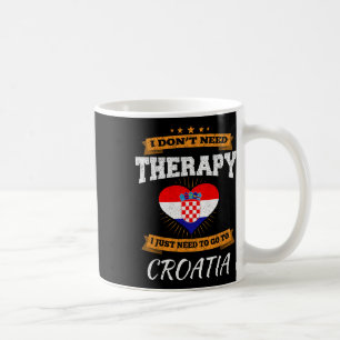 Mug Drapeau croate I Cadeau de vacances en Croatie I D