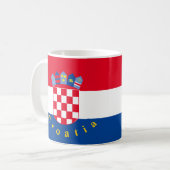 Mug Drapeau Croatie (Devant gauche)