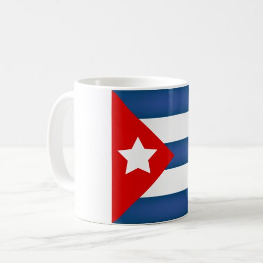 Mug Drapeau cubain cool (Devant gauche)