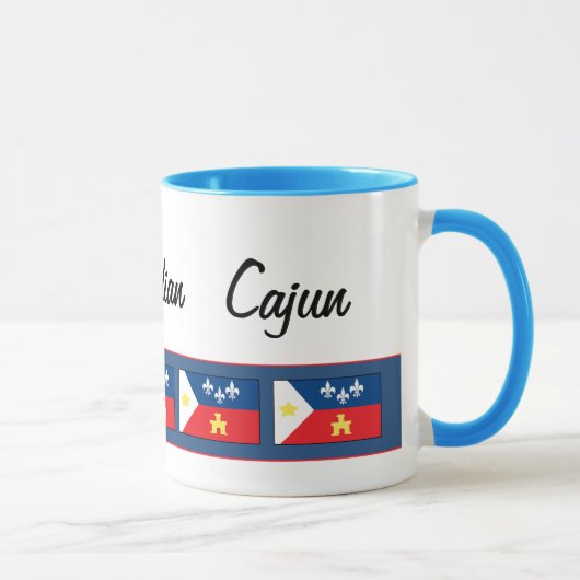 Mug Drapeau d'Acadiana Cajun (Droite)