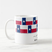 Mug DRAPEAU D'ACCUEIL personnalisé TEXAS (Gauche)