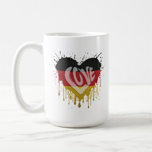 Mug Drapeau d'Allemagne Amour (Gauche)