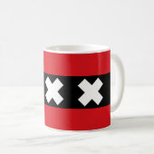 Mug Drapeau d'Amsterdam (Devant droit)