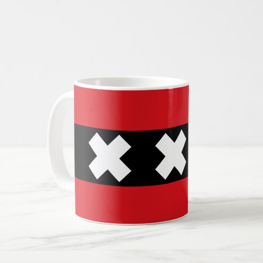 Mug Drapeau d'Amsterdam (Devant gauche)