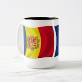 Mug Drapeau d'Andorre (Devant gauche)