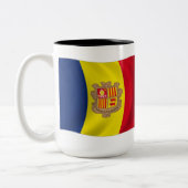 Mug Drapeau d'Andorre (Gauche)