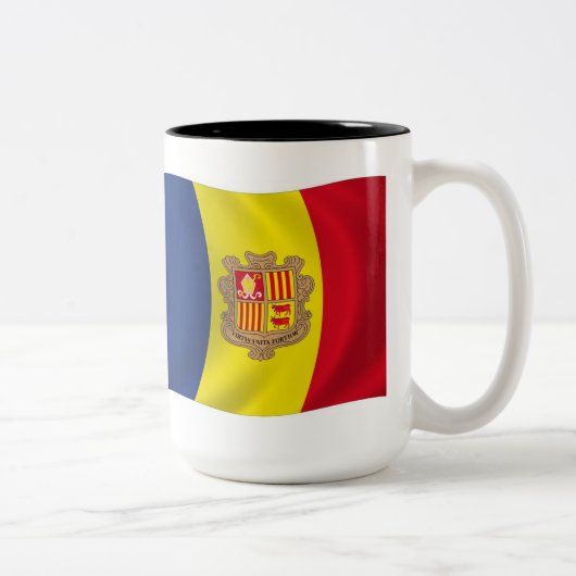 Mug Drapeau d'Andorre (Droit)