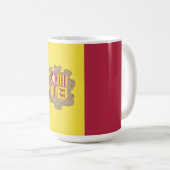 Mug drapeau d'Andorre (Devant droit)