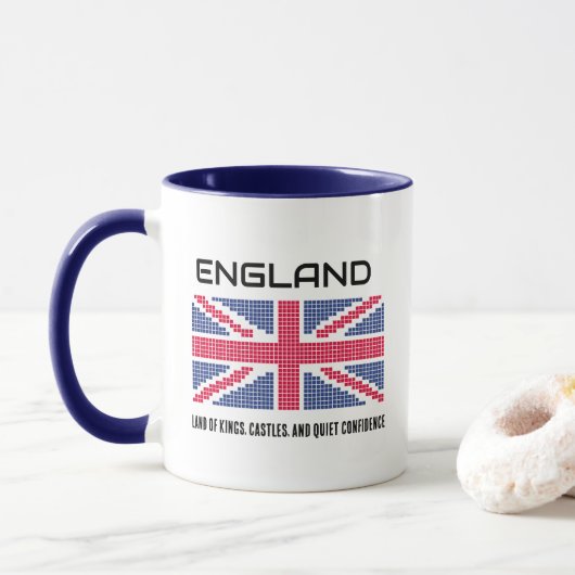 Mug Drapeau d'Angleterre (Avec donut)