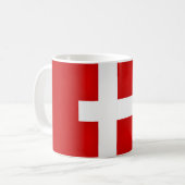 Mug Drapeau danois cool (Devant gauche)