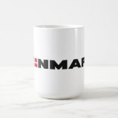 Mug Drapeau danois moderne (Centre)