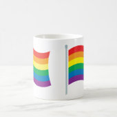 Mug Drapeau d'arc-en-ciel (Centre)