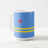 Mug Drapeau d'Aruba (Devant gauche)