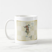 Mug Drapeau de Bahreïn + Musique de carte (Gauche)