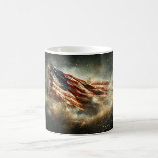 Mug Drapeau de bataille américain (Centre)
