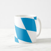 Mug Drapeau de Bavière, ALLEMAGNE (Devant droit)