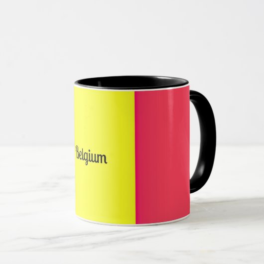 Mug Drapeau de Belgique (Devant droit)