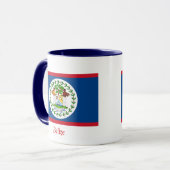 Mug Drapeau de Belize (Devant gauche)