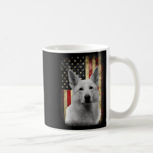 Mug Drapeau de Berger Allemand Blanc Patriotique Améri