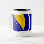 Mug Drapeau de Bosnie-Herzégovine (Devant gauche)