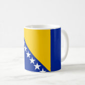Mug Drapeau de Bosnie-Herzégovine (Devant droit)