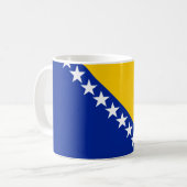 Mug Drapeau de Bosnie-Herzégovine (Devant gauche)