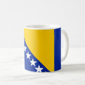 Mug Drapeau de Bosnie-Herzégovine (Devant droit)