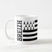 Mug Drapeau de Bretagne, France (Gauche)