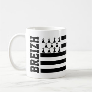 Mug Drapeau de Bretagne, France