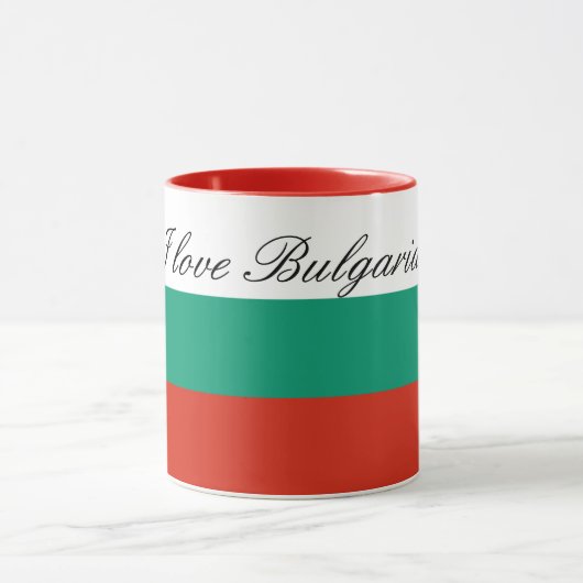 Mug Drapeau de Bulgarie ou de Bulgarie (Centre)