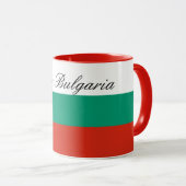Mug Drapeau de Bulgarie ou de Bulgarie (Devant droit)