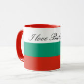 Mug Drapeau de Bulgarie ou de Bulgarie (Devant gauche)