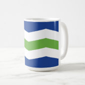 Mug Drapeau de Burlington, Vermont (Devant droit)