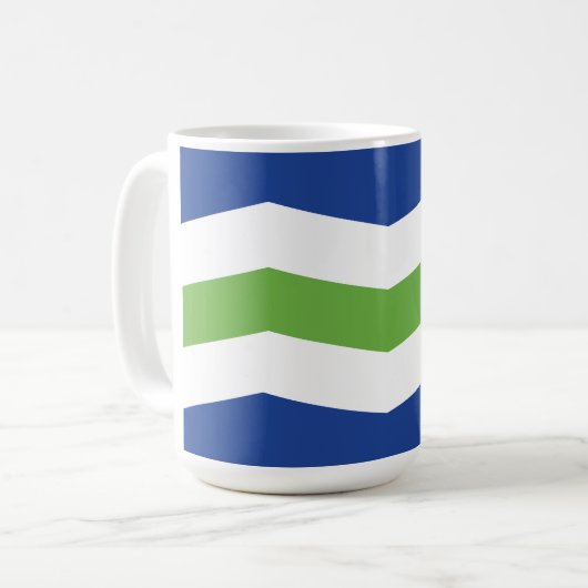 Mug Drapeau de Burlington, Vermont (Devant gauche)