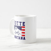 Mug Drapeau de Butte, Montana (Devant gauche)