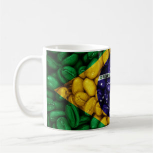 Mug Drapeau de café du Brésil