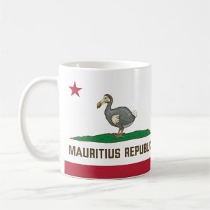 Mug Drapeau de Californie de la République Maurice