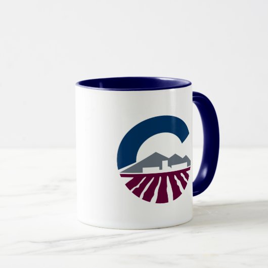 Mug Drapeau de Chandler, Arizona (Devant droit)