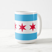 Mug Drapeau de Chicago (Devant droit)