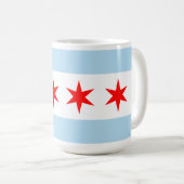Mug Drapeau de Chicago (Devant droit)