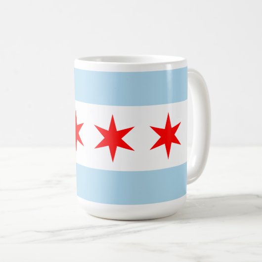 Mug Drapeau de Chicago (Devant droit)