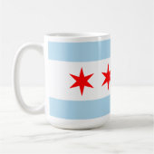 Mug Drapeau de Chicago (Gauche)